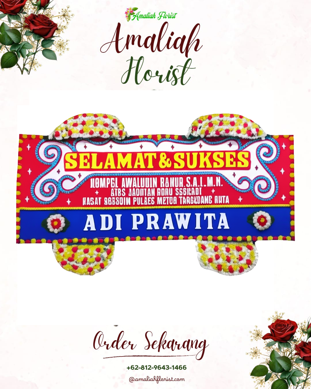 Papan Bunga Ucapan Selamat Bunaken Kepulauan